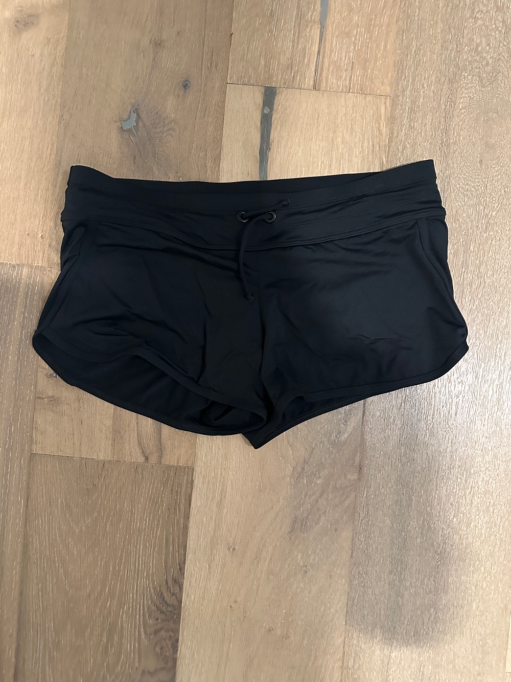 Athleta Black Swim Shorts Coverup